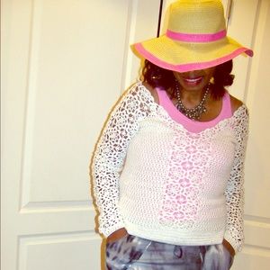 🎉HP🎉 Wide-Brimmed Straw Hat